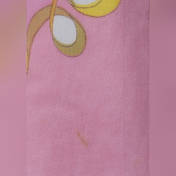 Emilio Pucci for Fromfit Rogers slip. Pink, white, yellow, mustard. Size Large. - Picture 8 of 9